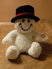 Christmas Animated New Years Snowman Plush Vibrating Sings Let It Snow