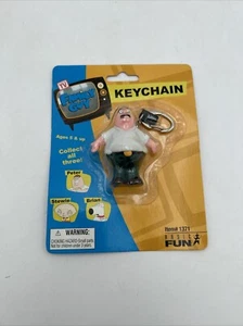 Family Guy Peter Griffin Schlüsselanhänger biegsame Figur Basic Fun Inc #1371 - neu - Bild 1 von 5
