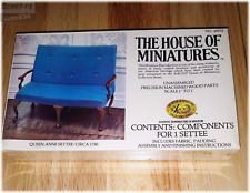 The House of Miniatures, Queen Anne Settee, Circa 1730 #40055
