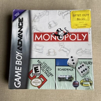 Monopoly (Nintendo Game Boy Advance 2005 NEW FACTORY SEALED) GBA CIB Board Game - Image 1 of 4