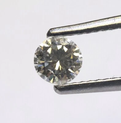 GIA loose certified .16ct G I1 Loose Brilliant round cut diamond ESTATE VINTAGE - Image 1 of 4