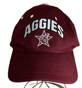 Texas A&M Aggies Mütze Cap rot Stickerei 12th Man Gig 'em - Bild 1 von 7