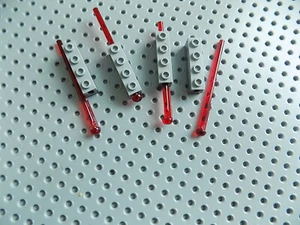 LEGO minifig weapon 4 Spring Shooters and 4 8L Darts 15301 15303 pick your color - Picture 1 of 6