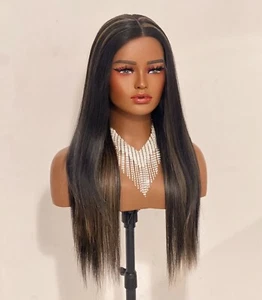 Synthetic T-part lace wig Hamisa (Tanzanite unit 5) - Picture 1 of 10
