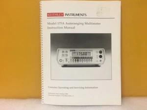 Keithley 175A-901-01 Model 175A Autoranging Multimeter Instruction Manual - Picture 1 of 4
