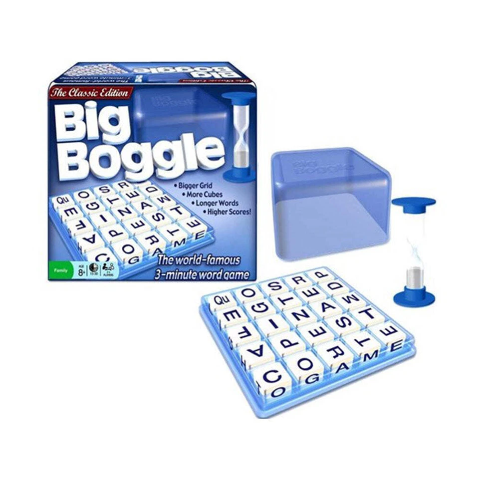 Hasbro Big Boggle the Classic Edition for 2 to 8 Players Ages Eigth Years and Up - image 1 of 1