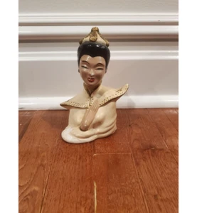 Antigua estatua cabeza japonesa *RARA* - Imagen 1 de 2