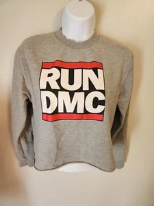 RUN DMC Rap Crop Sudadera Juniors Pequeña Oficial RUN DMC Marca - Imagen 1 de 2