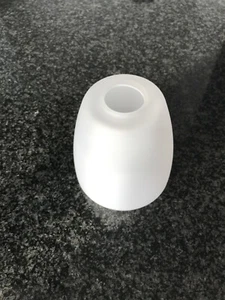 2 Stück Lampenschirme v. einer Pedelleuchte, weißes Milchglas Fassungsgröße E14 - Bild 1 von 5
