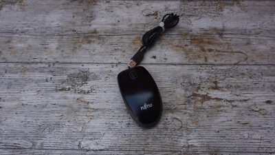 Fujitsu Maus M510 optisch, ergonomisch mit Kabel  USB Schwarz - Bild 1 von 3