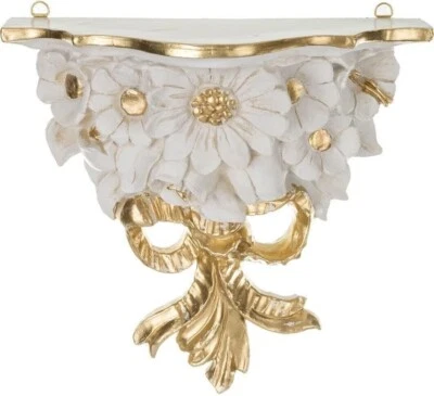 Wandkonsole Barock Antik Konsolentisch Ablage ANTIK Hängekonsole Blumenbank 28cm - Bild 1 von 4