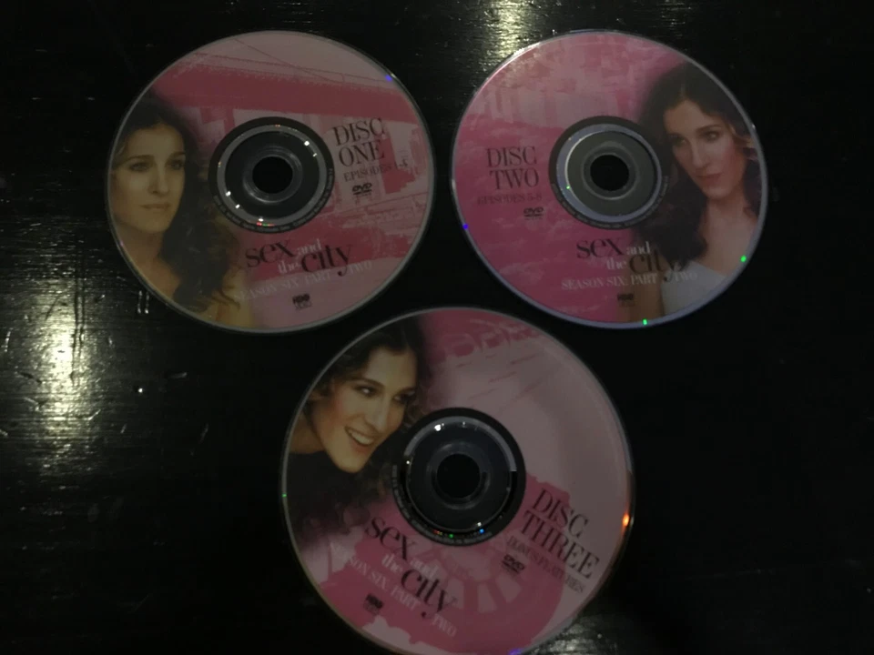 Sex And The City: Sixth Season 6 Part 2 (DVD 2004, 3-Disc Set) EN/ESP Discs Only - Image 1 of 1
