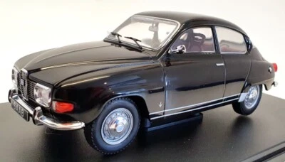 Whitebox 1/24 Scale Model Car WB124051 - 1970 Saab 96 V4 - Black - Photo 1/4