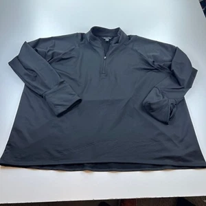 Athleta Whistler 1/2 Zip Pullover Shirt Womens 3X Black Lightweight Stretch - Picture 1 of 7