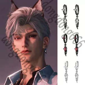 Cosplay Ohrschlaufe Love and Deepspace Ohrring Ohrstecker Sylus Feder Geschenk - Bild 1 von 7