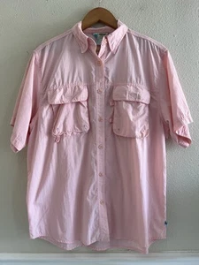 Magellan Women’s Vintage Fishing Shirt Button Up Size Large Pink Outdoors - Picture 1 of 9