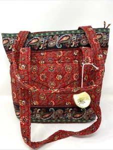Vera Bradley Quilted Red Floral Tote Bag NWT - Picture 1 of 5