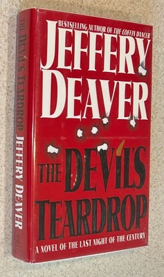 Jeffery DEAVER -- Devils Teardrop (Mystery) -- 1999 SIGNED 1st Edition Hardcover Foto 1 de 4