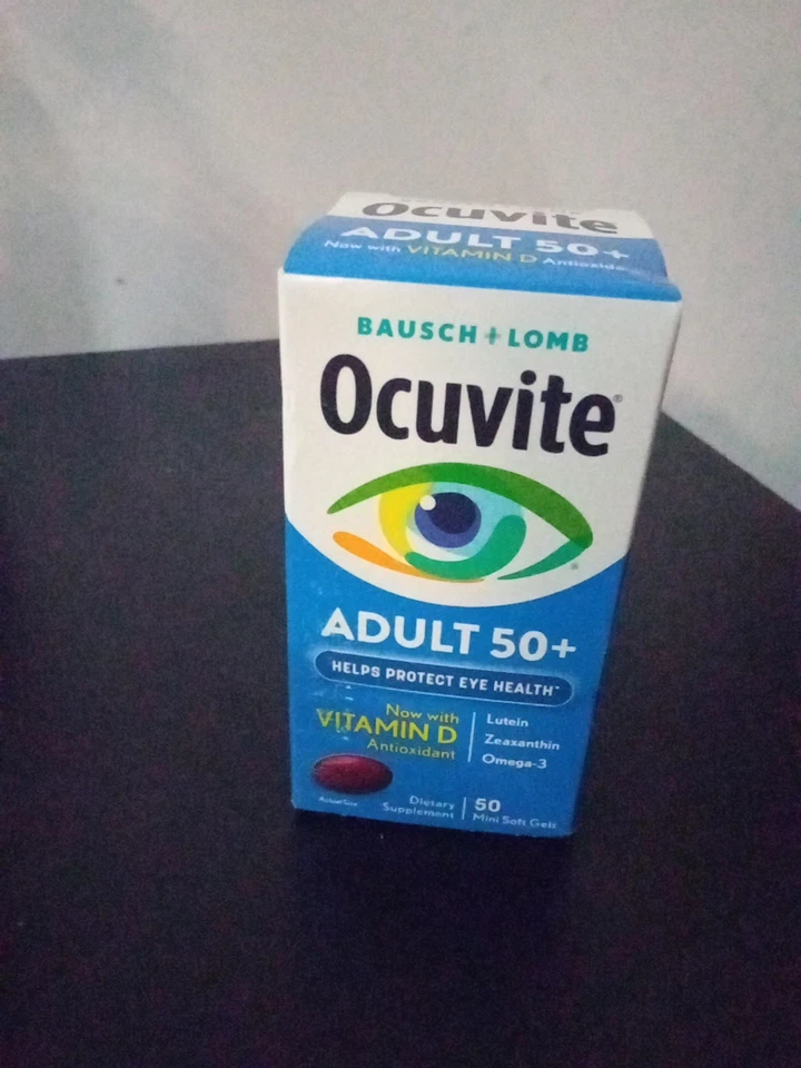 Bausch & Lomb Ocuvite Adult 50+ Eye Vitamin & Mineral Supplement, 50 Softgels - Image 1 of 1