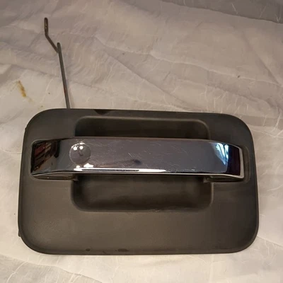 Manija de puerta exterior delantera derecha Ford F-150 2004-14 negra cromada CL34-1522400 Foto 1 de 4