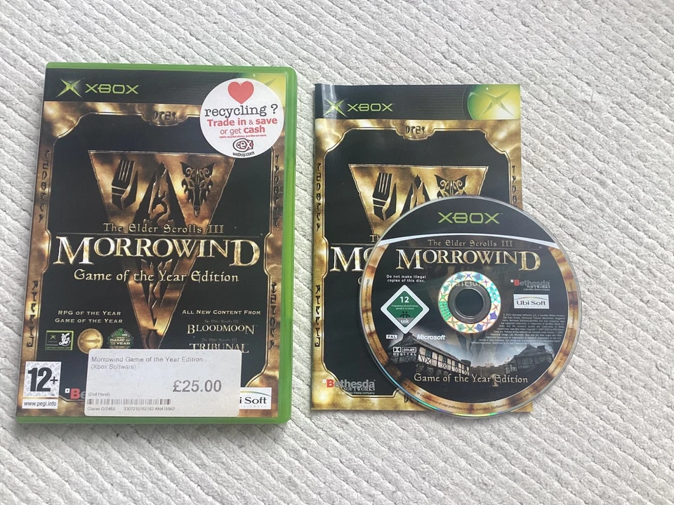 The Elder Scrolls III: Morrowind Game of the Year Edition Xbox VERY GOOD COND. - Image 1 of 2