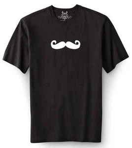 New men's printed "Mustache" Funny T-shirt S. M, L, XL, XXL, 3XL, 4XL, 5XL - Picture 1 of 5