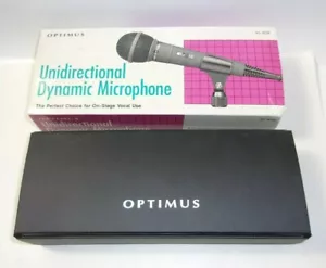Optimus Unidirectional Vocal Microphone Radio Shack - Picture 1 of 9