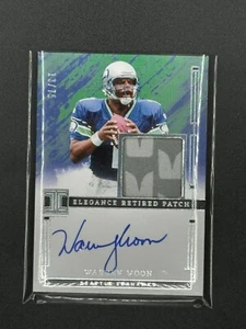 2024 Panini Impeccable Warren Moon Auto Patch #13/75 Seahawks HOF SSP Retired QB - Picture 1 of 2