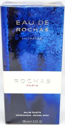Eau De Rochas Homme Eau de Toilette Spray 3.3 fl oz Sellado Foto 1 de 4