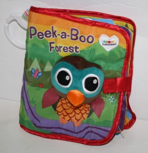 Lamaze Baby Peek-A-Boo Forest Bird Soft Cloth Crinkle Book 7" Sensory Toy TOMY - Picture 1 of 13
