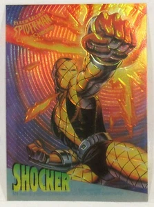 1995 Fleer Ultra Spider-Man Clear Chrome Limited Chase #8 Shocker - Picture 1 of 2