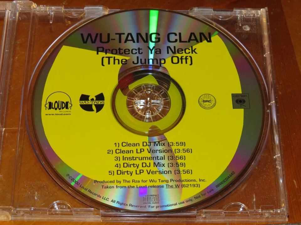 WU-TANG CLAN - Protect Ya Neck (The Jump Off) - 2000 USA 5 Track PROMO CD! RARE! Foto 1 de 1