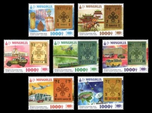 Mongolia 2024 100th Anniversary of Mongol Stamps MNH Stamp set - Picture 1 of 1
