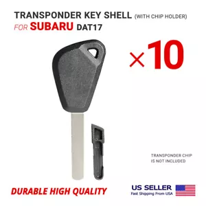 10X Transpondedor Llave Carcasa Para Subaru DAT17 Con Soporte Chip Alta Calidad - Imagen 1 de 2