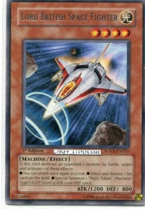YU-GI-OH LORD LUCHADOR ESPACIAL BRITÁNICO PRIMERA EDICIÓN PLATA RARO COMO NUEVO SOVR-EN035 - Imagen 1 de 1