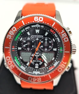 Citizen Promaster Sailhawk Alarm Men's Dual Time Chronograph Watch JR4061-00F - Picture 1 of 10