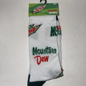 Calcetines Mountain Dew Novelty Crew Talla 6-12 Nuevos - Imagen 1 de 5