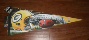 GREEN BAY PACKERS 2010 SUPER BOWL XLV CHAMPIONS PREMIUM FELT PENNANT - NEW - Picture 1 of 1