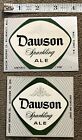 Vintage Dawson Brewing Co. Sparkling Ale 1 Pint/1 Quart Bottle Label Lot Of 2
