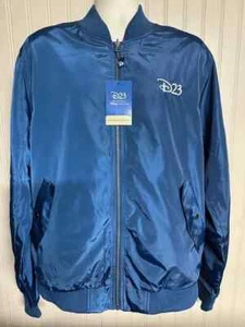 D23 Expo 2024 Disney Bomberjacke blau Wende 70th Anniversary Größe L - Bild 1 von 5