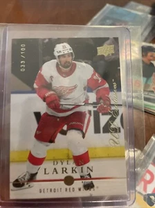 Dylan Larkin  Upper Deck Extended Exclusives /100  Pack Fresh - Picture 1 of 2