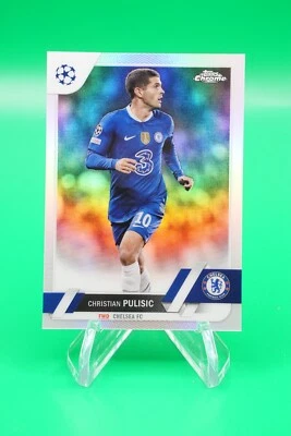 2022-23 Topps Chrome Base Refractor #144 Christian Pulisic Chelsea FC CDW - Image 1 of 2