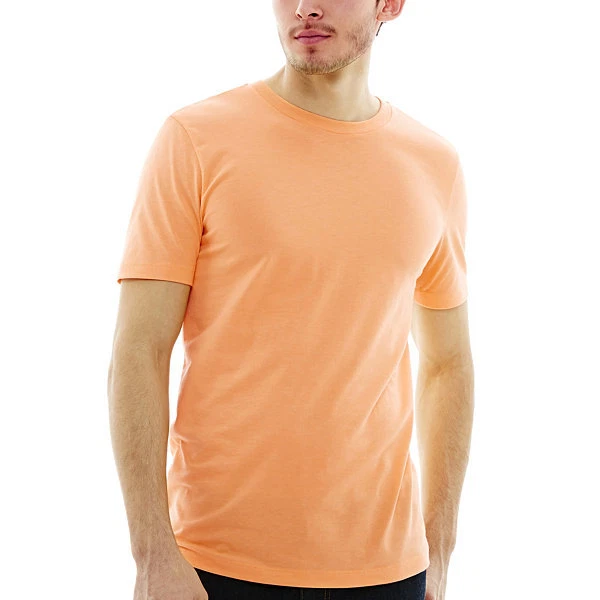 Camiseta Arizona Manga Corta Sólida Cuello Redondo Tallas S, M, L Naranja Zing Nueva Foto 1 de 1