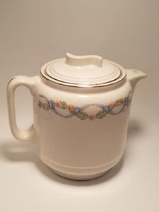 Vintage HALLS SUPERIOR QUALITY KITCHENWARE, Coffee/tea pot Floral Pattern Large - Picture 1 of 15