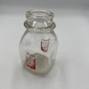 Vintage Bordens Elsie Kuh halbe & halbe Mini-Glasflasche - Bild 1 von 6