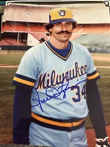 Rollie Fingers Milwaukee Brewers HOF signiert handsigniert 8x10 Foto Leichtathletik A's - Bild 1 von 2