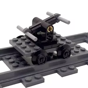 NEW LEGO® Train Railway Track Pump Car Hand Maintenance Railroad Trolley Jigger - Picture 1 of 2