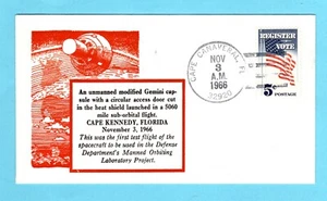 LANZAMIENTO de prueba TITAN IIIC GEMINI-MannedOrbiterLab en C.C. - 3 de noviembre de 1966 - Imagen 1 de 1