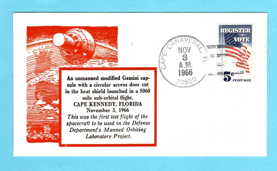 TITAN IIIC GEMINI-MannedOrbiterLab test LAUNCH at C.C. - 3 November 1966 - Image 1 of 1