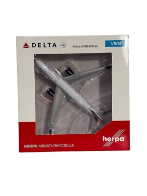 Herpa 533515 Delta Air Lines Airbus a330-900neo N401DZ scale 1:500 model - Immagine 1 di 4
